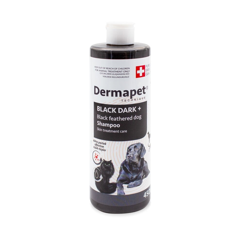 [DERMAPETBLACK450] Purele Dermatological Cat and Dog Shampoo 450ml Black Coats