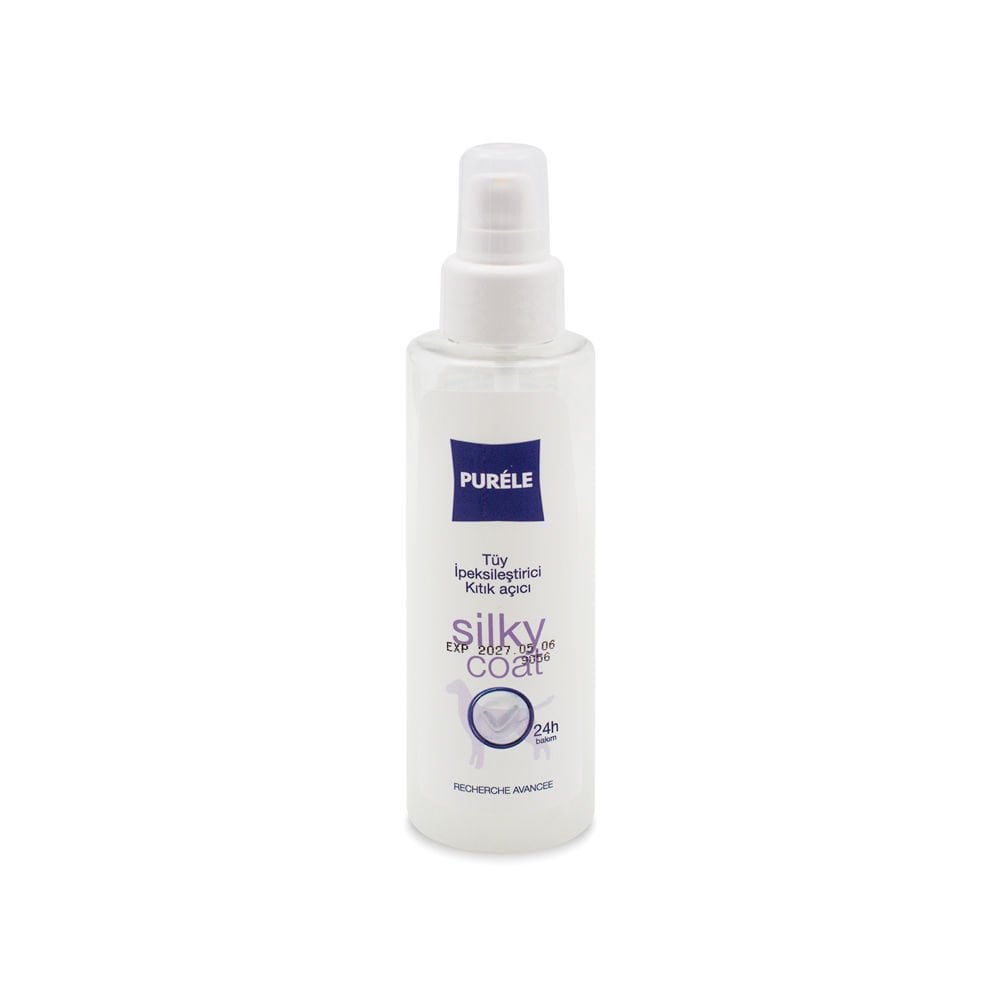[SILKYCOAT100] Purele Kedi ve Köpek Kıtık Açıcı Tüy Bakım Kremi 100ml
