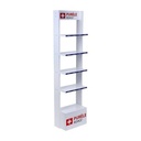 Purele Mdf Kozmetik Ürünleri Standı 25x40x165cm