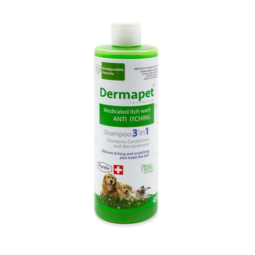 Purele Dermatolojik Kedi ve Köpek Şampuanı 450ml Bütün Tüyler